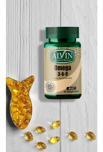 Alvin Omega 3-6-9 Içeren Takviye Edici Gıda