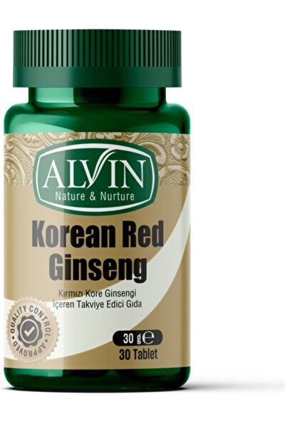 Alvin Kırmızı Kore Ginsengi Içeren Takviye Edici Gıda