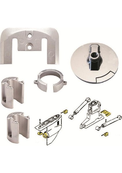 Mercury Tutya Bravo 1 Set 1000 gr Alü.