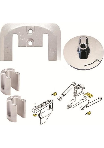 Mercury Tutya Bravo 2/3 Set 780 gr Alü.