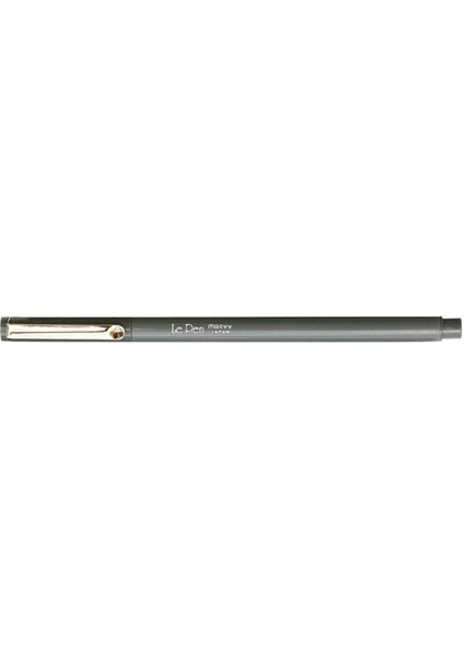 Le Pen 4300 Extra Fine Metal Klips 0.3 mm Uç Kalem Dark Grey