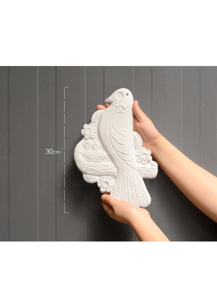 Aile Kuş Seramik Bisküvi Boyanabilir Obje fiyatları