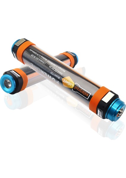 Kamp Işığı USB Şarj Edilebilir IP68 Su Geçirmez LED Taşınabilir El Feneri T15T25T30 (Yurt Dışından)