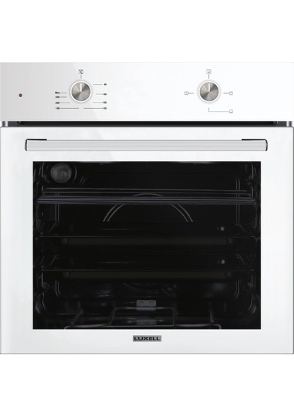 B66 S2 Beyaz Cam Ankastre Fırın