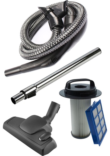 Philips Fc 9207 Marathon Süpürge Çelik Telli Hortum Filtre Seti 5'li Paket