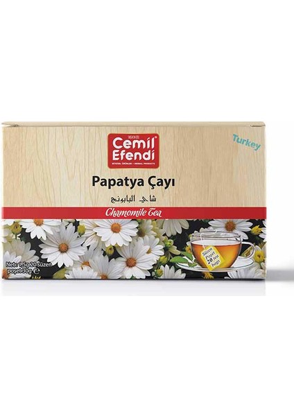 Papatya Çayı Süzen Poşet 20'li