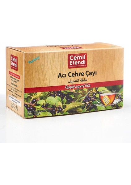 Acı Çehre Çayı Süzen Poşet 20'li