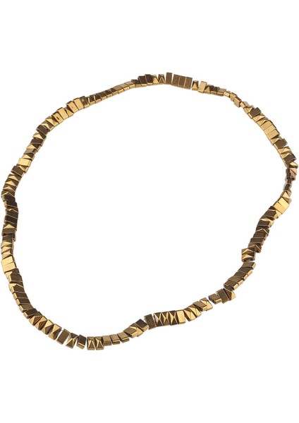 3x6 mm Çift Delikli Hematit Taşı Dizi - DZ3673 fiyatları
