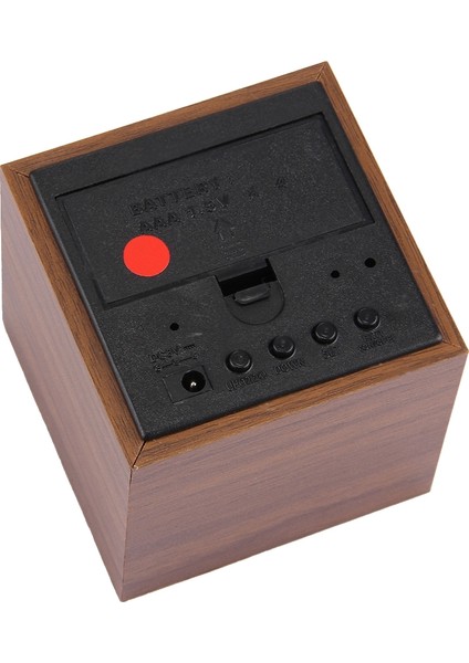 Ahşap Saat Masası Masa LED Dijital Ekran Çalar Saat - Kahverengi (Yurt Dışından) indirimleri