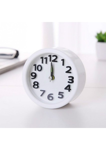 Yaratıcı Minimalist Çalar Saat - Yuvarlak Beyaz (Yurt Dışından)