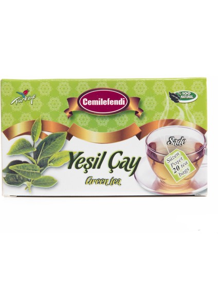 Yeşil Çay Sallama 20'li Süzen Poşet