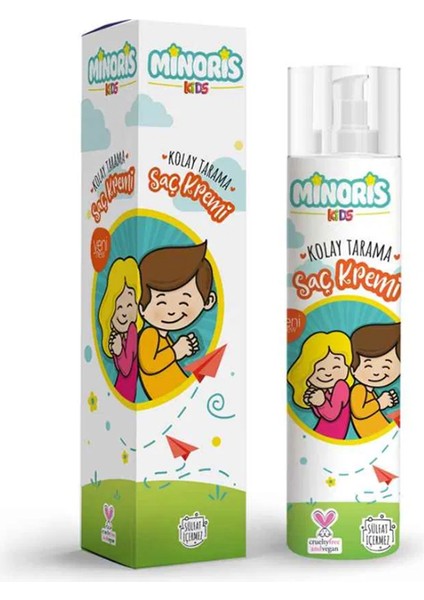 Kids Çocuklar Için  Kolay Tarama Saç Kremi 200 ml