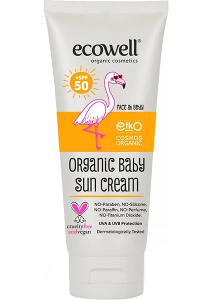 Organik Bebek Güneş Kremi Spf 50 110 gr