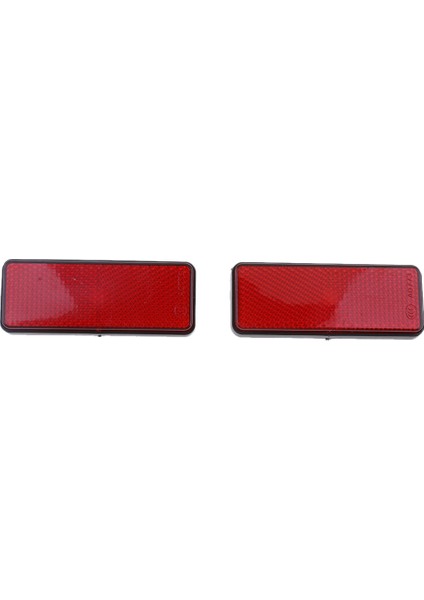 Kırmızı Kare Şekli Motosiklet Atv Dirt Bike Motor Scooter Reflektörler (Yurt Dışından)
