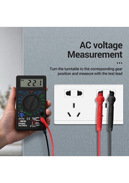 Ölçüm Aleti Voltmetre (Yurt Dışından)
