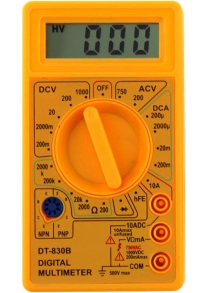 Ölçüm Aleti Voltmetre (Yurt Dışından)