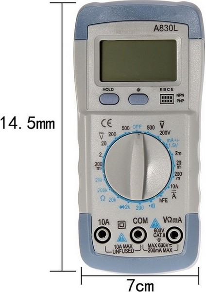 Ölçüm Aleti Multimetre (Yurt Dışından)