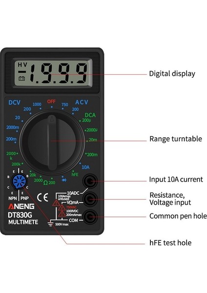 Ölçüm Aleti Voltmetre (Yurt Dışından) indirimleri