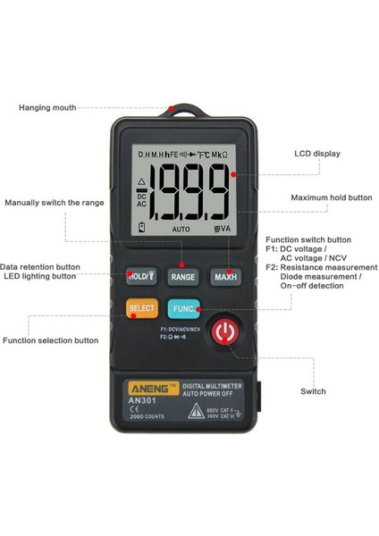 Ölçüm Aleti Voltmetre (Yurt Dışından) fırsatları