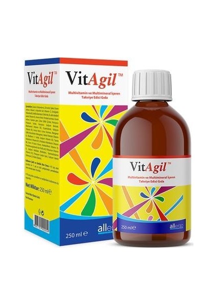 Vitagil Multivitamin-Mineral Şurup 250 Ml