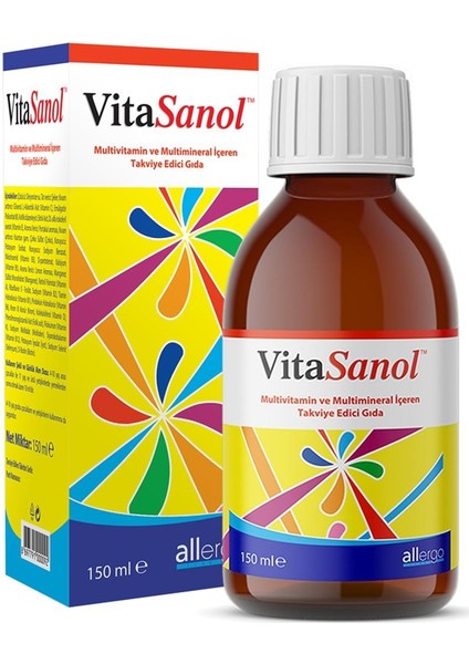 Vitasanol Multivitamin Şurup 250 Ml