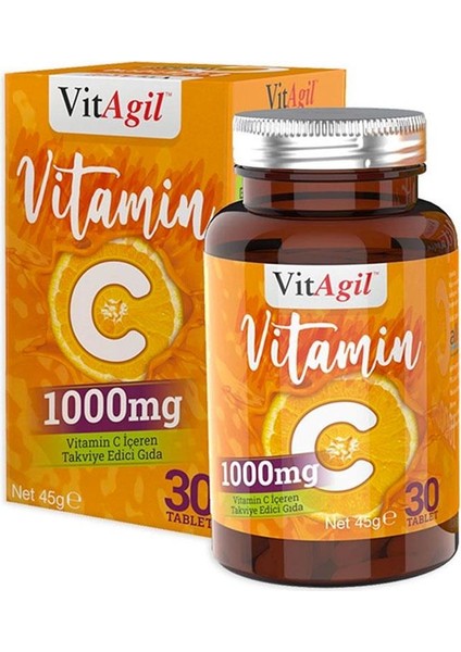 Vitagil Vitamin C 1000 Mg 30 Tablet