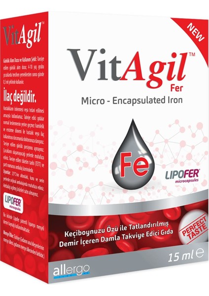 Vitagil Fer Demir Damla 15 Ml