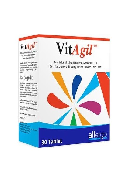 Vitagil Multivitamin-Mineral 30 Tablet