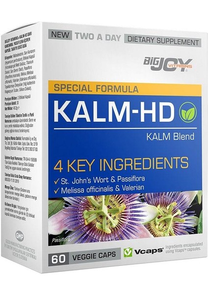 Special Formula Kalm-Hd 60 Bitkisel Kapsül