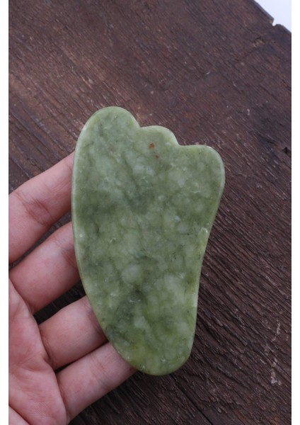 Gua Sha Yeşim Doğal Masaj Taşı - Yüz Cilt Masaj Taşı - MS0061 fiyatları