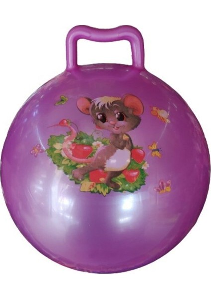 Zıp Zıp Pilates Topu Çocuk Zıplama Topu 50 cm 90 kg Taşıma Kapasitesi