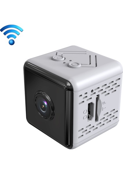 X6D 720P Kablosuz Ev Mini Gözetleme Kamerası - Beyaz (Yurt Dışından)