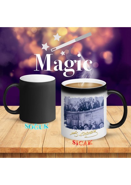 Atatürk'ün Mecliste Olması Sihirli Kupa BARDAK-ATATURK735