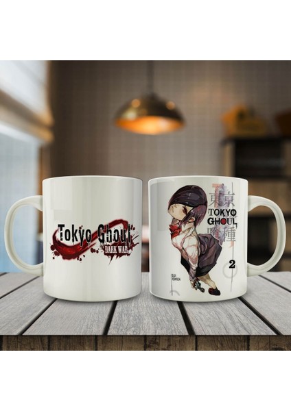 Tokyo Ghoul Dark War Baskılı Hediyelik Kupa Bardak