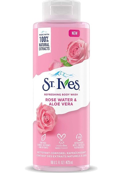 St. Ives Gül Suyu Aloe Vera Vücut Şuanı 473 ml
