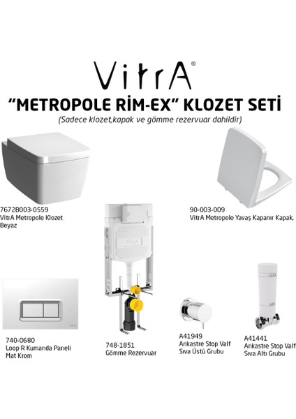 Metropole Rim-Ex Asma Klozet Seti