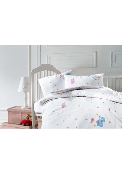 Cotton Collection Ranforce Bebe Çarşaf+Yastık Kılıfı Sleep Time