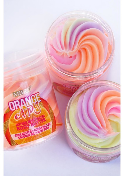 Orange Candy Portakal Şekeri 5'li Vücut & Cilt Bakım Seti modelleri
