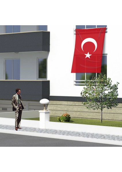 T.c. Alpaka Kumaş Türkiye Bayrağı - Bayrak -150X225CM (1,5 X2,25 Metre)