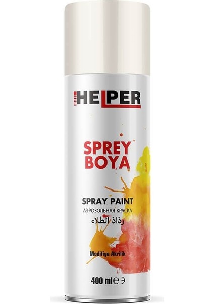 Sprey Boya RAL-9010 Parlak Beyaz 200 ml