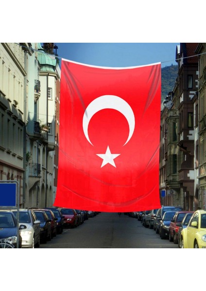 Ay Yıldız - Tc - Türkiye Bayrağı -Raşel Kumaş Bayrak 600 Cm. x 900 cm -6x9 Metre