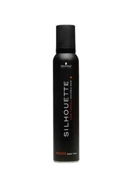 Silhouette Köpük Süper Hold 200 ml (Siyah)