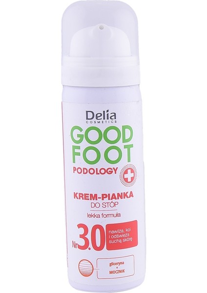 Delia Podology Foot Foam-Cream 60ML