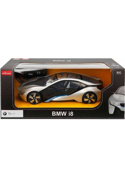 Rastar Bmw I8 Uzaktan Kumandalı Araba 1/14 07681 Gri