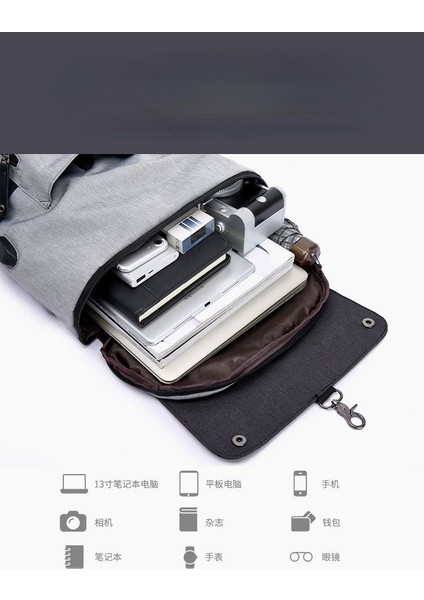 Erkek Sırt Çantası Koleji Öğrenci Çantası Erkek Sırt Çantası Rahat Açık Seyahat Laptop Çantası (Yurt Dışından) fiyatları