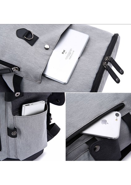 Erkek Sırt Çantası Koleji Öğrenci Çantası Erkek Sırt Çantası Rahat Açık Seyahat Laptop Çantası (Yurt Dışından) modelleri