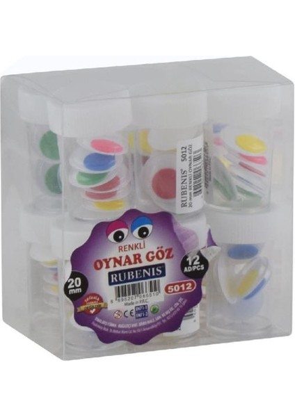 Renkli Oynar Göz 5012 Rb.20 mm