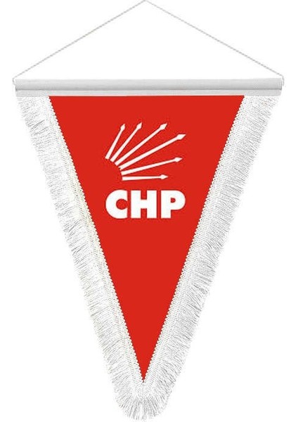 Cumhuriyet Halk Partisi Chp Üçgen Flama Bayrak