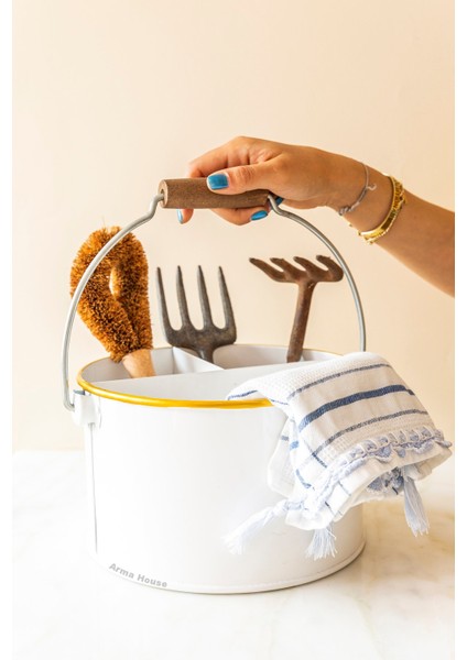 Country Tarzı Ahşap Kuluplu 3 Bölmeli Banyo & Mutfak Düzenleyici fiyatları