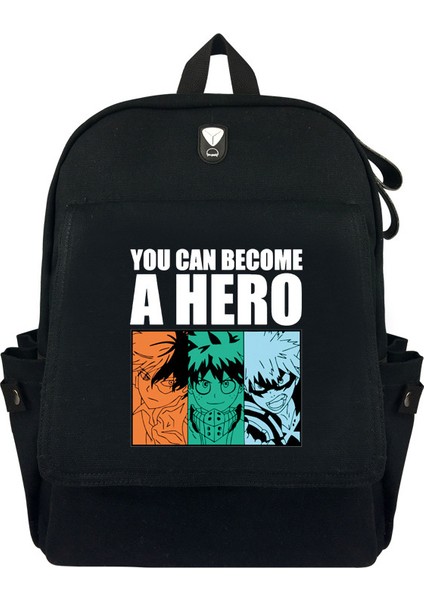 My Hero Academia Kanvas Sırt Çantası Okul Çantası (Yurt Dışından)